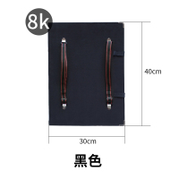多省马格利特8K4K双肩防水画夹 写生夹素描速写夹户外画板夹 黑色 8K