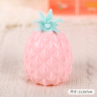 菠萝发泄球减压玩具成人女学生儿童捏捏乐出气解压摔不烂减压神器 菠萝粉色 均码