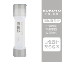 日本文具大赏KOKUYO国誉GLOO方形胶棒便携强力高粘度可变色大号固体直角胶超粘小学生用儿童手工胶水胶粘用品 常规强力