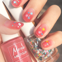 marquis梅子色指甲油可撕拉学生款少女的谎言星星乐园 花之圆舞曲 348(1瓶