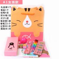 小学生幼儿园文具套装礼盒大礼包1-3年级奖品文具学习用品批发 A1女孩随机色