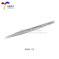 原装 高端精密不锈钢加长型加厚镊子 AAA-12/14/15 V-16A AAA-12