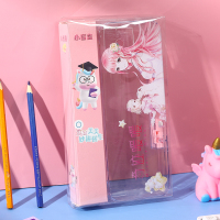 文具盒女小学生男幼儿园儿童多功能密码锁文具盒1-3-5年级铅笔盒 密码锁暖暖粉色(送盲盒)