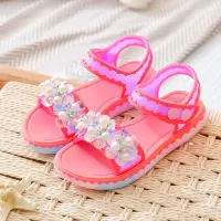 女童凉鞋2020夏季新款公主儿童韩版软底中大童学生女童沙滩凉鞋