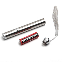 天天特价迷你USB可充电小手电筒户外照明紫光验钞灯荧光剂检测笔 五号电池款(不可充电)