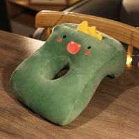 午睡枕办公室趴睡枕趴趴枕小学生教室午休枕抱枕枕头趴着睡觉神器 恐龙 [活动]午睡枕33x23cm(毛毯款送收纳袋)