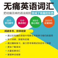 正版书籍无痛英语词汇——300个词学会高效记忆法 米歇尔格林伯格英语词汇速记大全思维导图英语单词初高中入门自学零基础情景