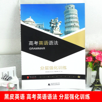黑皮英语高考英语语法分层强化训练广西师范大学出版社高中高三英语语法讲解与练习强化专项训练辅导资料书冲刺复习高考英语练习册