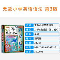 无敌小学英语语法 第3版小学生英语语法词汇全解教材参考书工具书 彩色插图版 小学英语语法入门语法训练赠国际音标发音记忆图