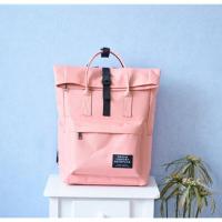 POY 书包女大容量旅行包夏男生情侣背包大学生15.6寸电脑包双肩包 粉色()