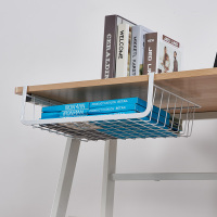 书桌收纳置物架桌面上整理神器日式学生书籍分类书房办工作桌收纳 标准白色