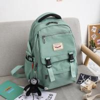 书包韩版原宿ulzzang初中生高中女中学生大容量小学生ins日系背包 绿色