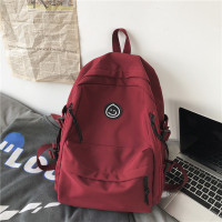 书包日系学院风 森系高颜值双肩包女大学生简约原创小众背包校园 红色不要挂件