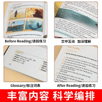 黑布林英语阅读初一七年级⑦渔夫和他的灵魂附MP3分级阅读世界文学名著初中生课外阅读小说原著书籍读物英汉互译中文英文双语版