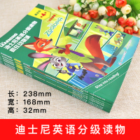 迪士尼分级读物基础级全6册 儿童英语绘本小学三四年级五年级五六年级 启蒙英文少儿教材 小学生课外阅读书籍 适合的自然拼