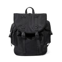 2021新款大容量双肩包电脑包旅行背包男初中高中大学生书包女潮酷 黑色