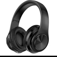 无线蓝牙耳机头戴式手机电脑通用插卡耳麦带麦跑步重低音炮包耳机 纯黑色特价(500毫安续听5小时) 1000豪安大电池(2