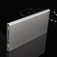 太阳能智能超薄充电宝10000mahOPPO移动电源vivo手机通用型小米 银色高配版不带太阳能 5000毫安