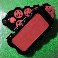 产品升级 自拍不修图 不偷工减料 小电缆 家用56孔防爆带开关插座 56孔 纯铜件 红黑(无线 1个装)