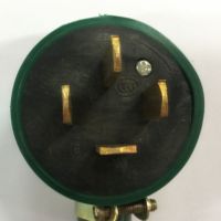 华峰橡皮耐摔扁角插座/头T4 16-25A防水插头三相四线插头厂价 16A四插头