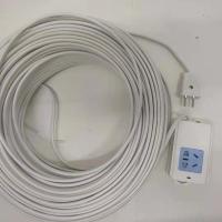 10米50米延长线插座电瓶车充电儿童安全门存铜插座插排 白色 3插位