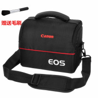 佳能相机包单反单肩便携摄影包EOS 700D 70D 80D 1200D 750D 800D 佳能包（含肩带防雨罩）+腰