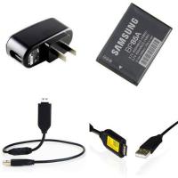 三星WB210 PL210 SH100数码相机 充电线BP85A电池+充电器+数据线 单买原装充电头 其他
