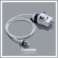 苹果12/12promax数据线保护套手机11pro/20w充电器线耳机套缠绕绳 熊猫白色系