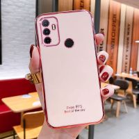 OPPOA32手机壳OPPO A32硅胶保护套软壳电镀男女新款腕带挂绳潮A32 [樱花粉]电镀单壳 OPPO [A32]