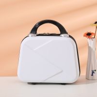 手提包包女新款日系小众设计手提行李箱小号随身2021新款大容量 奶油白[信封款] 14寸[不带锁]