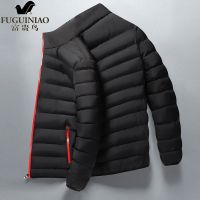 富贵鸟羽绒棉服男外套秋冬季保暖加厚大码韩版大码棒球服男上衣 黑色[棉服]999 M (适合80-100斤)