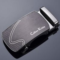 不生锈不褪色合金扣子皮带头自动扣皮带扣头男裤带腰带扣头配件35 大S CK适合3.5CM