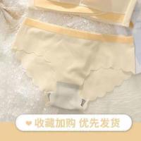 内衣少女胸聚拢收副乳防下垂防滑无钢圈上托调整型无肩带文胸套装 内裤[一送一]随机颜色 32/70AB通杯