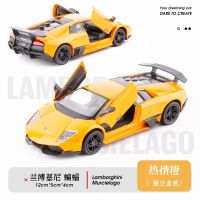 合金小汽车模型儿童男孩保时捷兰博基尼跑车回力仿真玩具奥迪奔驰 兰基博尼蝙蝠