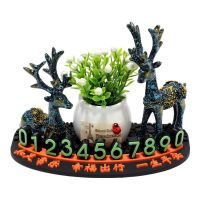 新款夜光临时停车号码牌挪车电话号码牌移车牌创意停车牌汽车摆件 [新品一生平安停车牌+雅黑夜光数字] [新品一生平安停车牌