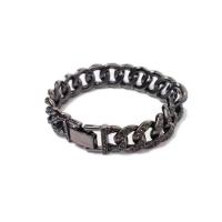 KILLWINNER回到未来古巴手链项链镶钻情侣手链INS个性潮项链 黑色 手链18cm裸链