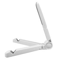 多功能桌面懒挂钟支架客厅底座钟表手机座iPad万能通用折叠支架 白色