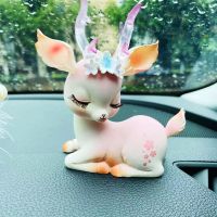 汽车装饰一路平安鹿车载香水汽车香薰摆件持久车内装饰用品大全女 花韵小鹿B