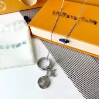 驴家吊坠三合一戒指项链可拆卸戒指字母项链男女情侣钛钢项链送礼 银色戒指项链 裸装