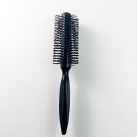 卷发造型梳子女防静电防脱内扣圆筒学生男士理发刘海背头韩版卷梳 黑色