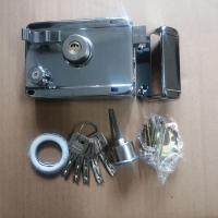 老式门锁外装门锁室内房门锁大门门锁宿舍门锁出租房门锁农村大门 左开带边锌头锌舌一配小壳