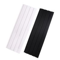 槽板pvc货架手机配件饰品展示架柜塑料槽板万通坑挂板吉他乐器墙 白色宽槽长40CM*高32CM