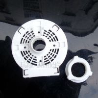 钻石万宝电风扇落地扇电机马达后盖后罩外壳前档板整套电风扇配件 前板+螺母圈