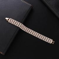 外贸时尚流行手链镶钻五排精致手链女性百塔手链厂家直销B304 金色