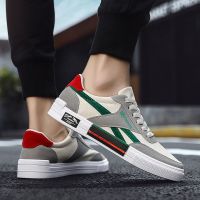 帆布鞋男2021春季男鞋新款休闲鞋潮鞋男士百搭潮流鞋子男平底布鞋 SC663灰绿(普通款) 44