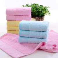 2/3/4条装 竹纤维毛巾加厚柔软超强吸水家用竹炭洗脸巾不掉毛毛巾 玫瑰花竹 两条装