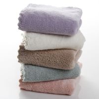 珊瑚绒吸水毛巾礼盒2条套 装干发帽小熊回品礼结婚公司福利伴手礼 小毛巾2条(25*50厘米)无礼盒 礼盒