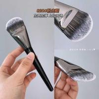 快速上底妆820大号宽扁头粉底刷舌形面膜泥膜刷无痕扁平不吃粉刷 820#宽扁头粉底刷一支 人造纤维