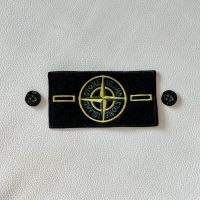 贴刺绣标手工DIY配饰INS潮流STONE臂章石头岛袖章幽灵袖标布实用 金色加扣子两个.