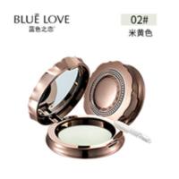 蓝色之恋彩妆 流金矿物质眼影 防水不晕染控油防汗多色 02#米黄色